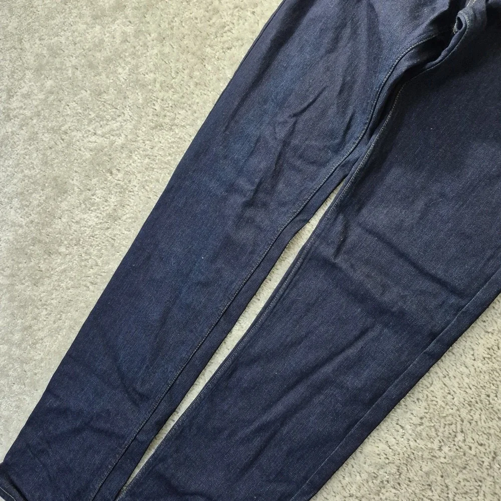 Mizzen Main Skinny Jeans Mens 34/36 Dark Wash Blue Stretch Comfort Skate Punk